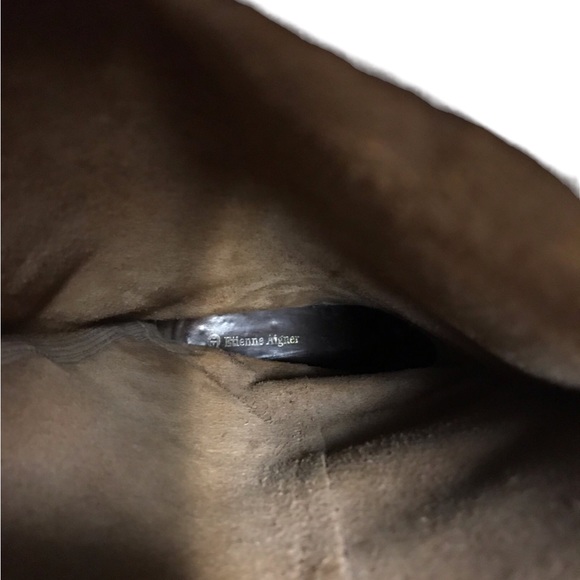 VINTAGE ETTIENE AIGNER DESIGNER EQUESTRIAN LEATHER PULL ON BOOTS - Picture 4 of 7